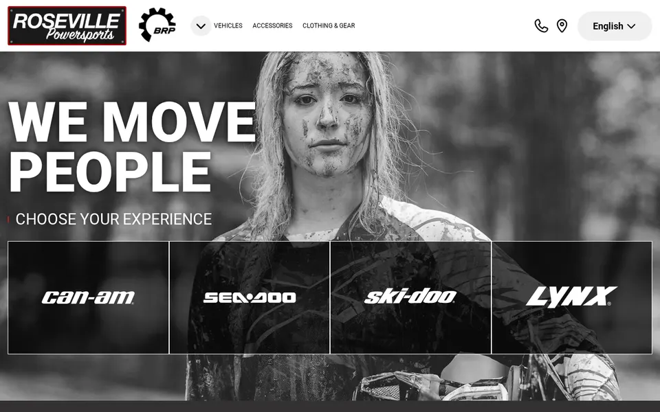Roseville Powersports website
