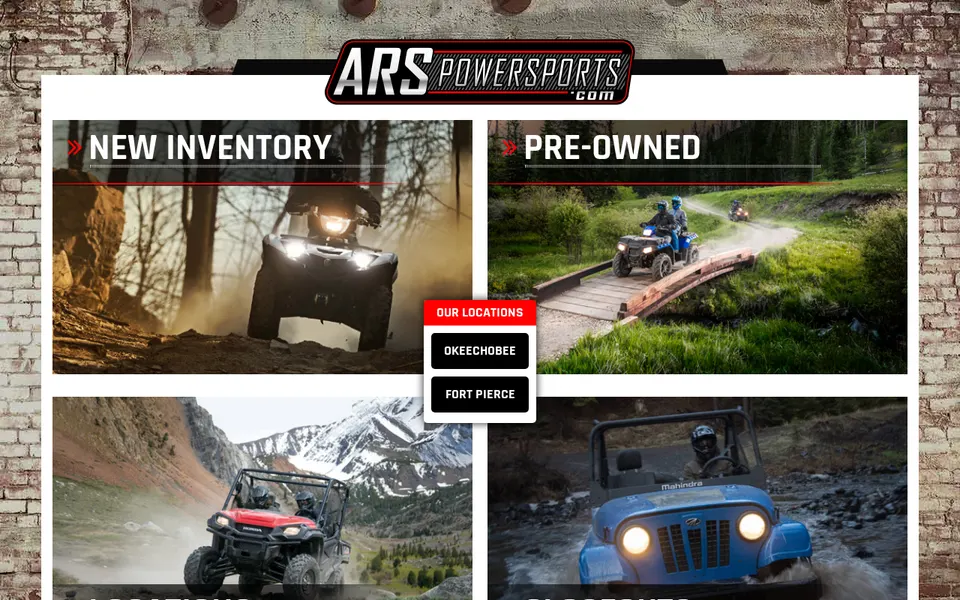 Ars Power Sports website