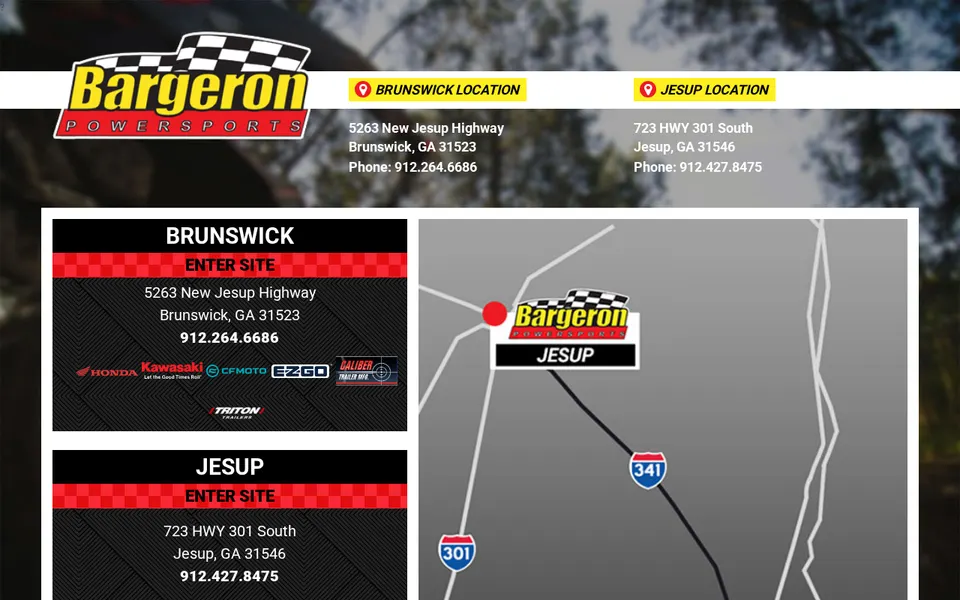 Bargeron Powersports website