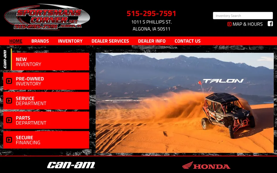 Sportsman'S Corner, Inc. website