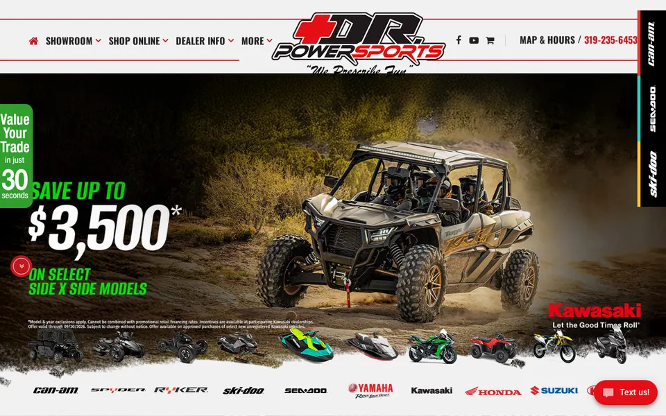 Dr. Powersports website