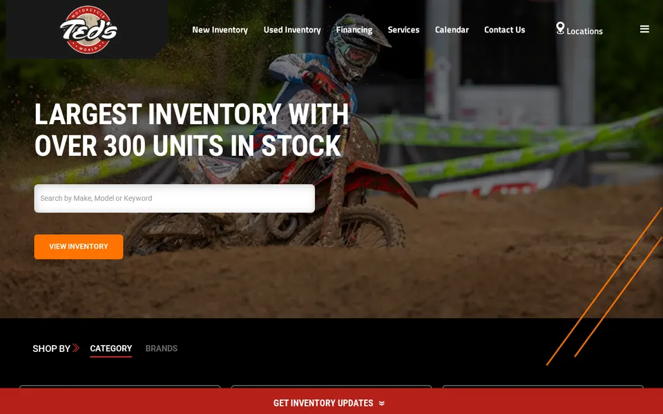 Ted'S Motorcycle World, Inc. website