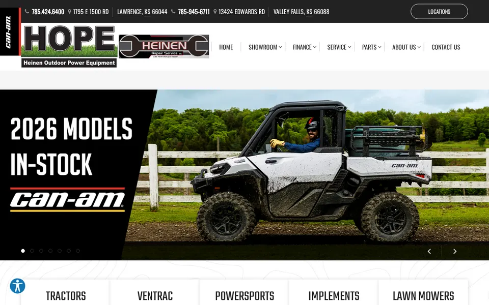 Heinen Outdoor Power Equipment Llc. website
