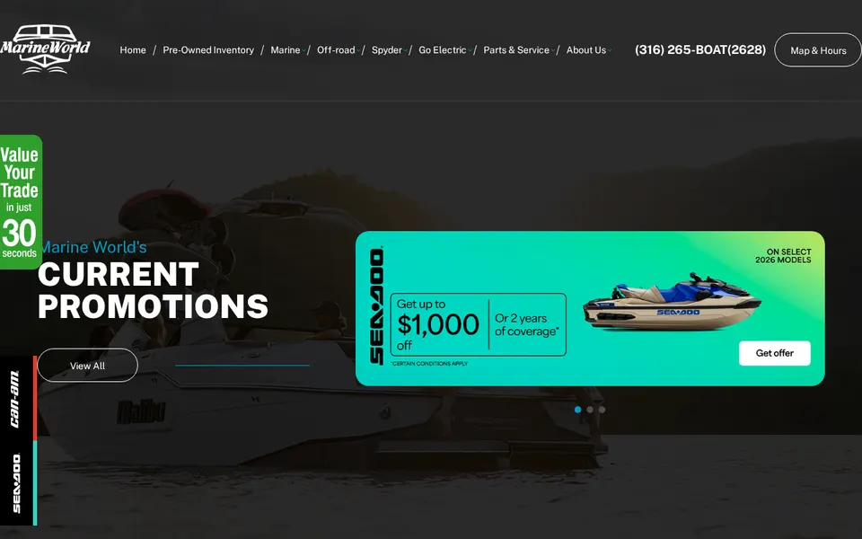 Marine World website