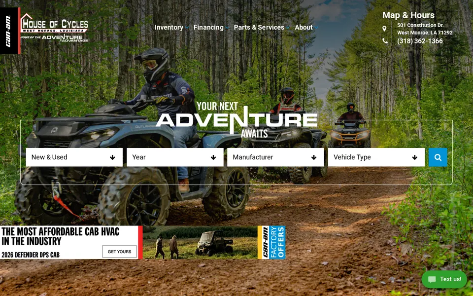 House Of Cycles website