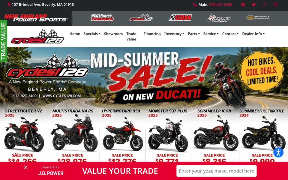 Cycles 128 website