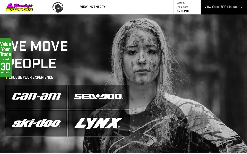 Flamingo Motor Sports website