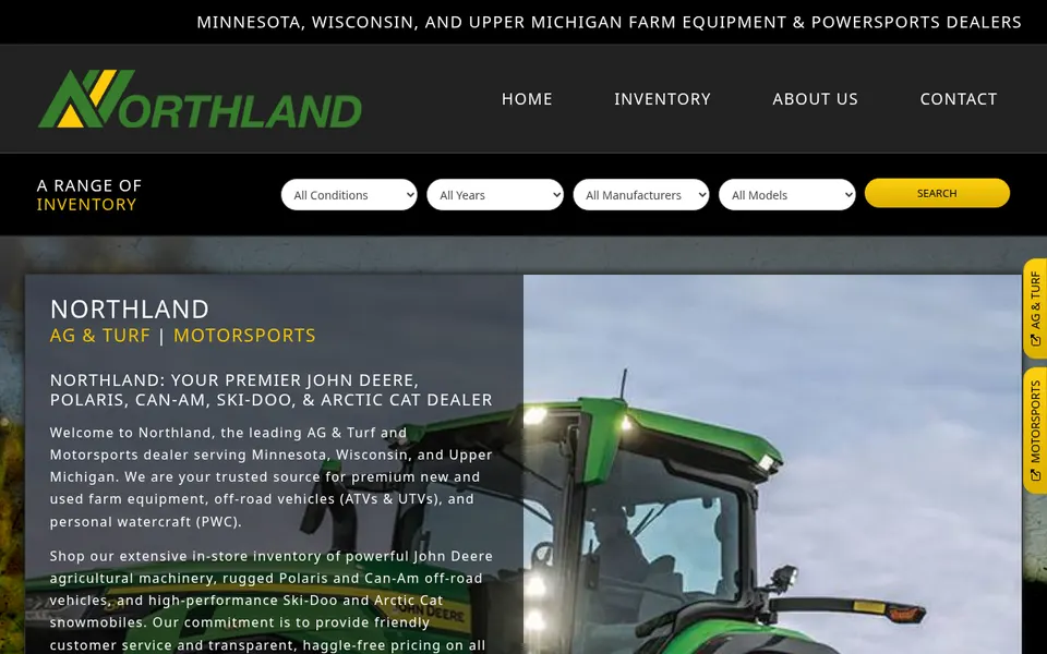 Northland Motorsports website