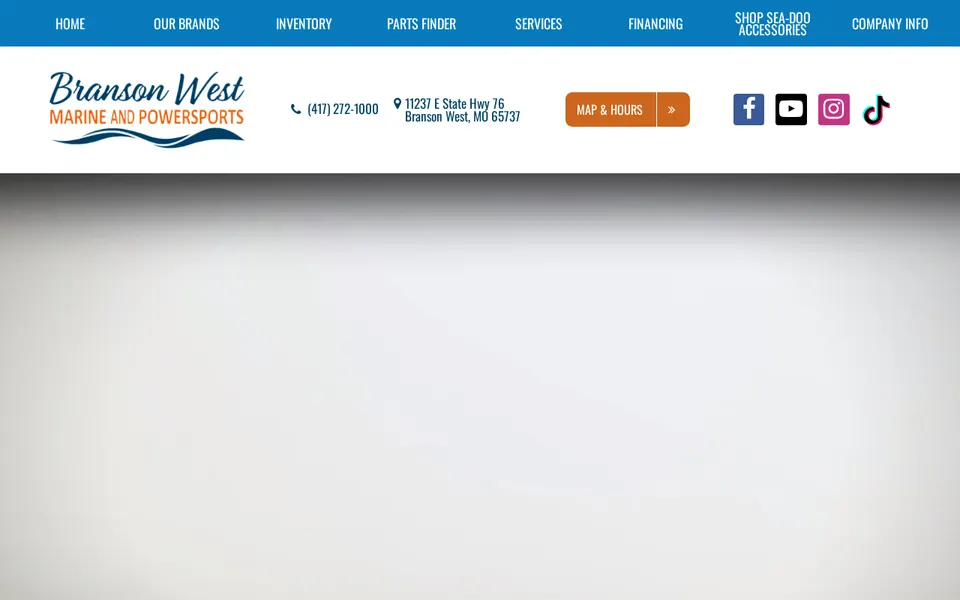 Branson West Marine And Powersports Llc website