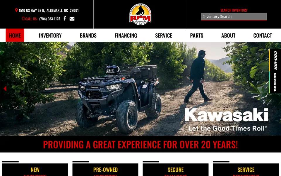 Rpm Cycles, Inc. website