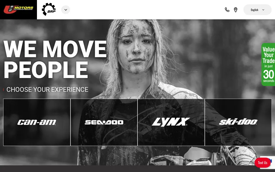U Motors website