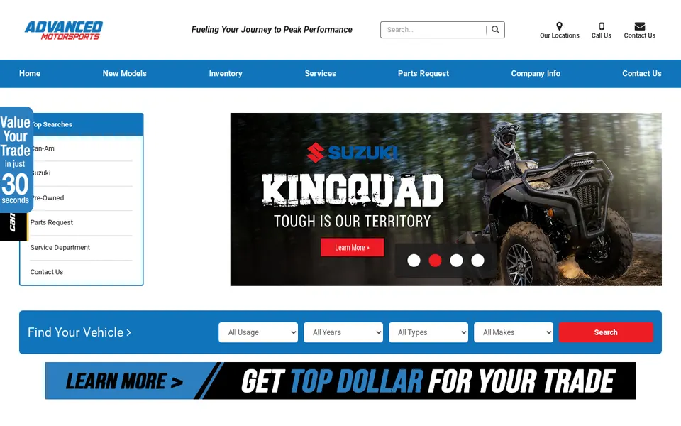 Advanced Motorsports Llc. website