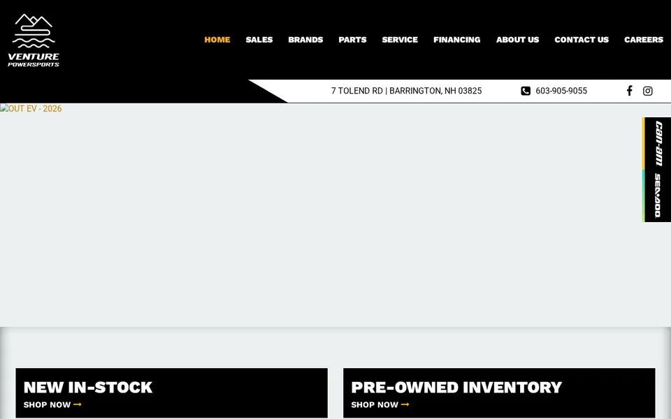 Venture Powersports, Llc website