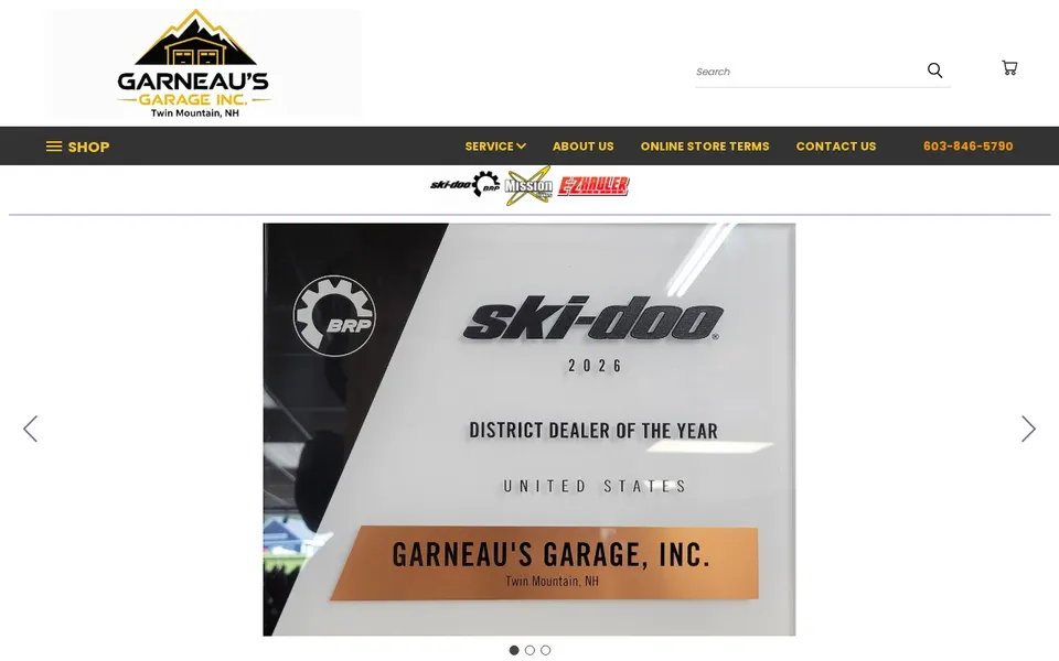 Garneau'S Garage, Inc. website