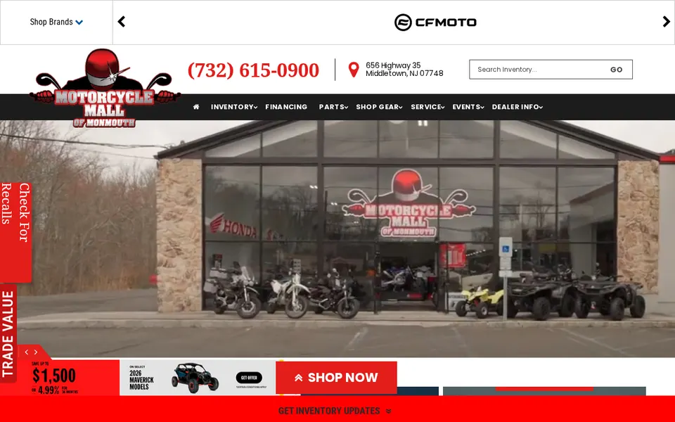 Motorcycle Mall Of Monmouth, Inc. website