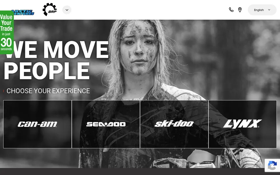 Arctic Adventures website