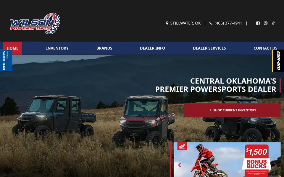 Wilson Powersports, Llc. website