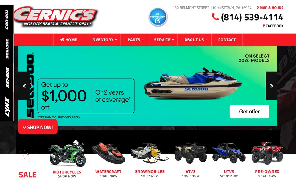Cernic'S Cycle World website