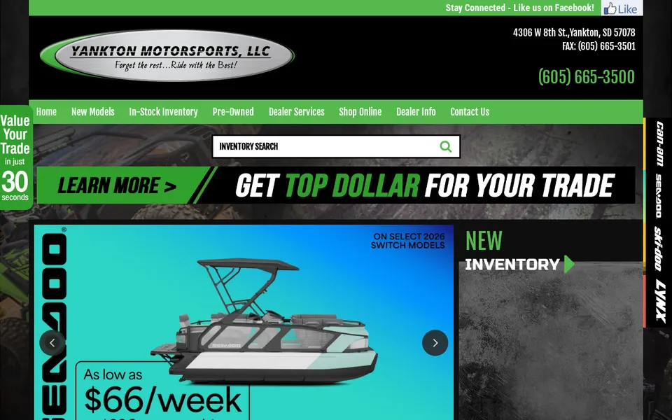 Yankton Motorsports Llc website