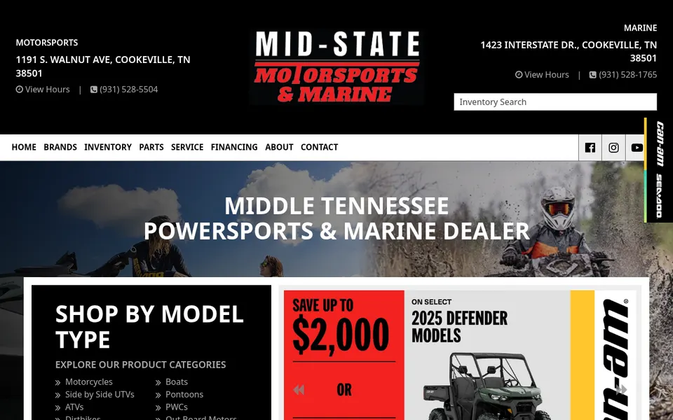 Mid-State Motorsports, Inc. website