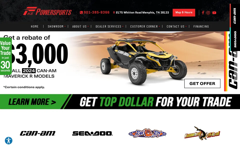 Frs Powersports, Inc. website