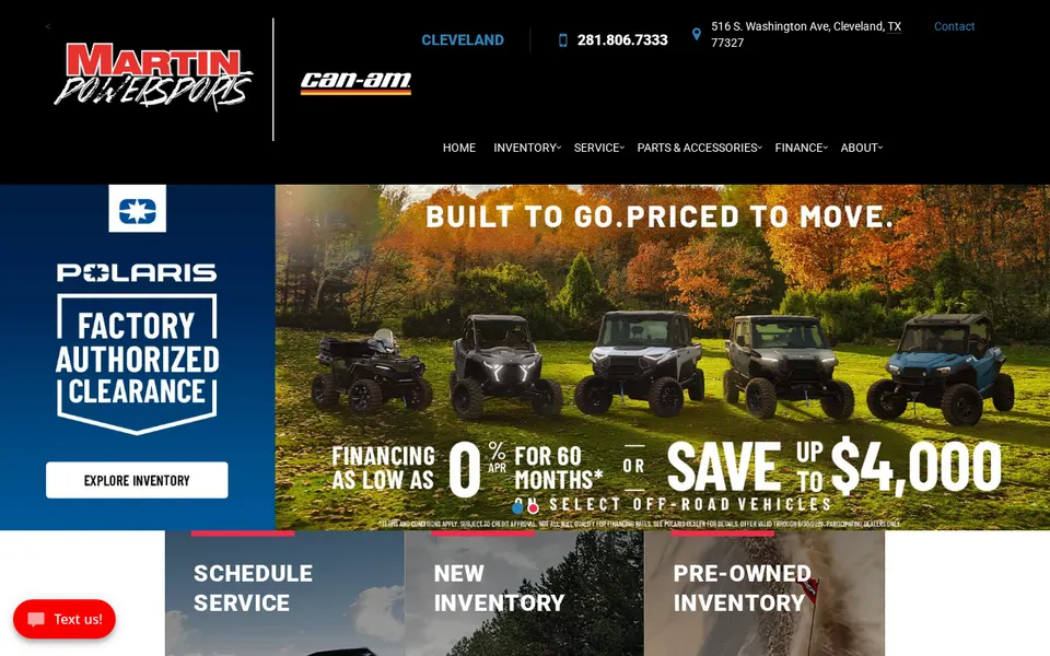 Martin Polaris website
