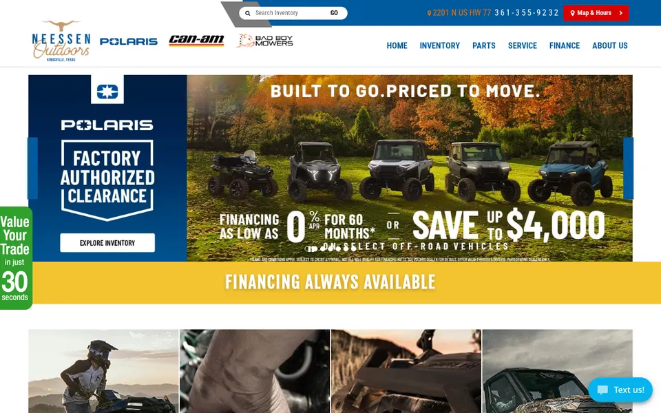 Neessen Outdoors website