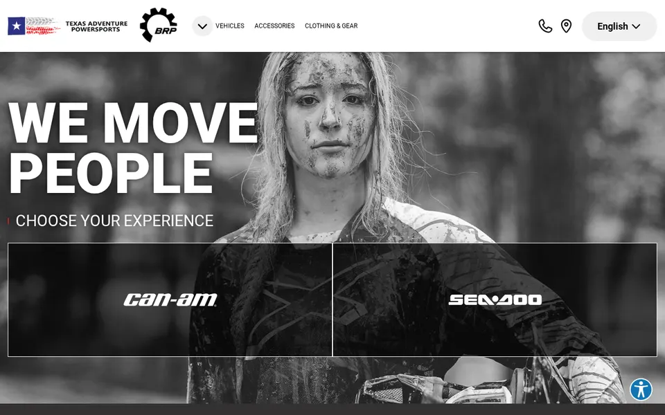 Texas Adventure Powersports website