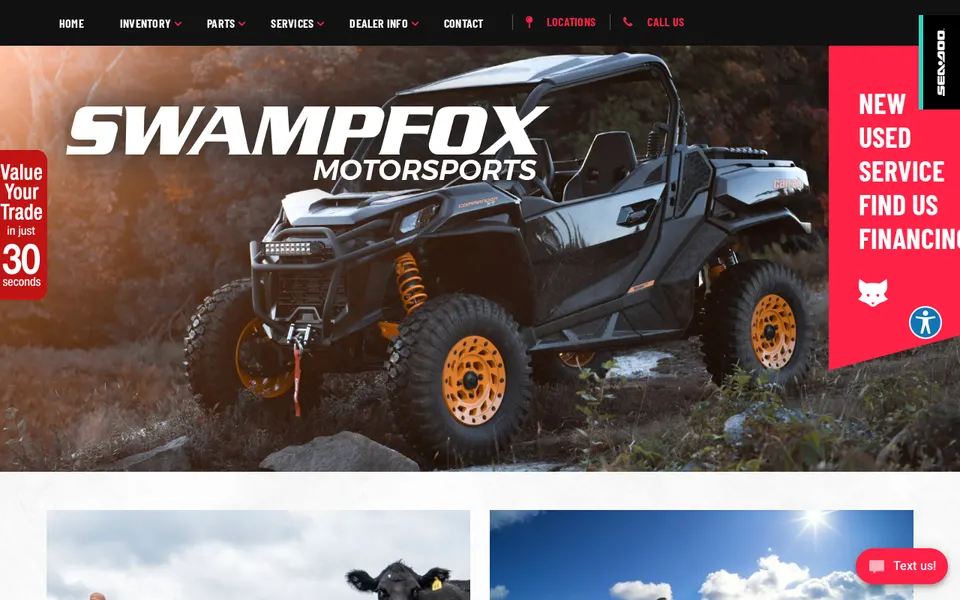 Swampfox Motorsports Of Wv website