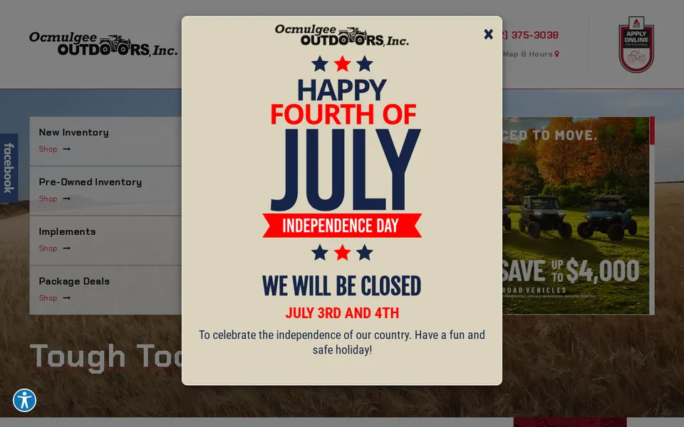 Ocmulgee Outdoors, Inc. website