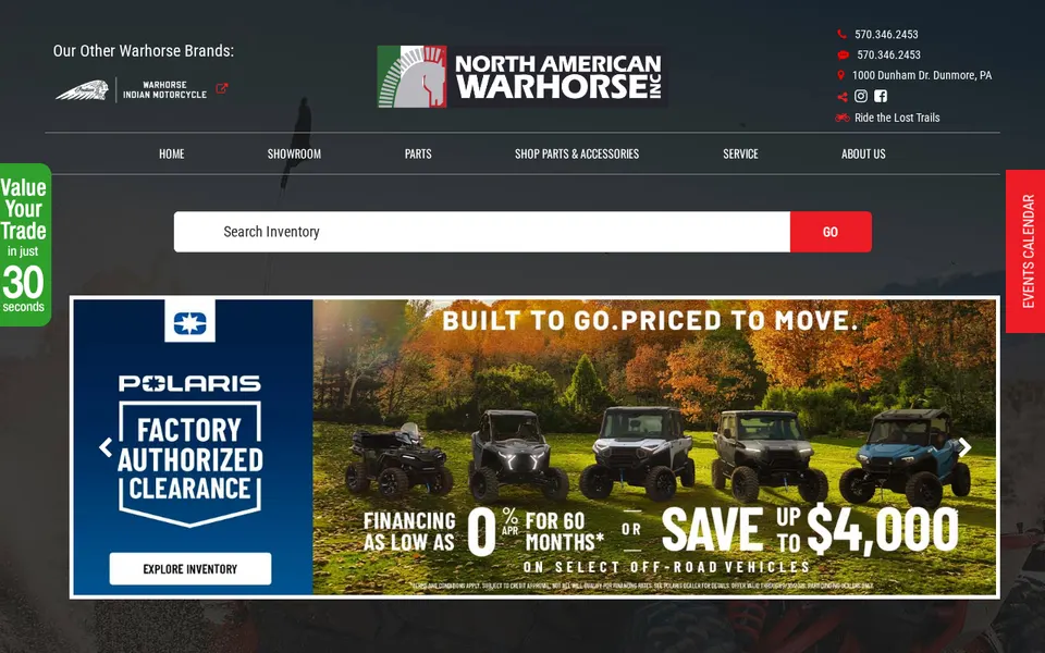 North American Warhorse website