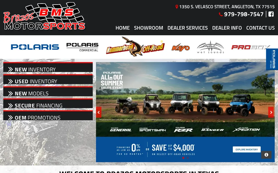 Brazos Motorsports, Llc website