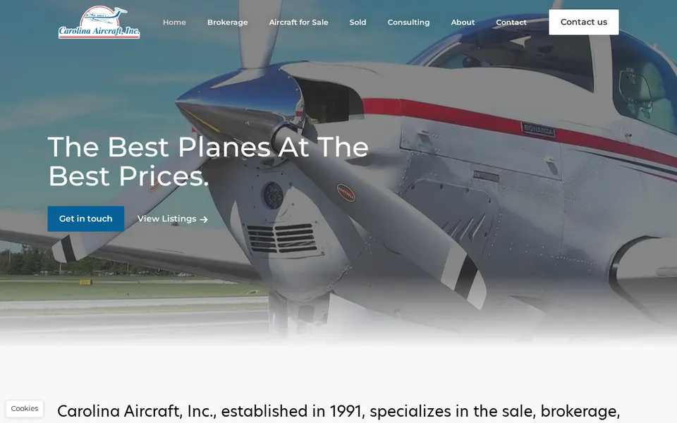 Carolina Aircraft, Inc. website