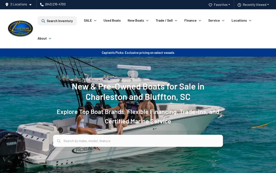 Longshore Boats website